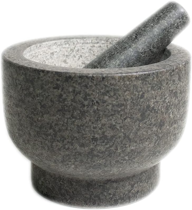 Cilio by Frieling Goliath 5-Inch Natural Granite Mortar and Pestle Set