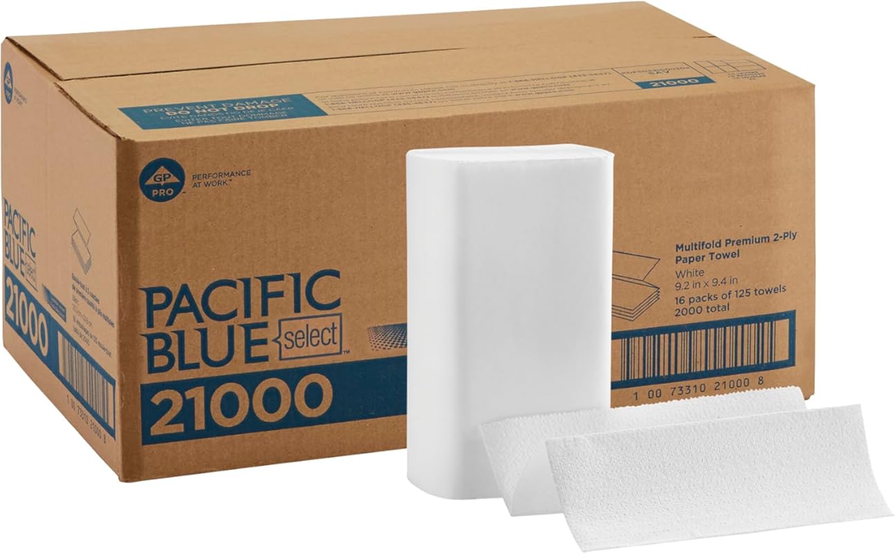 GP PRO Pacific Blue Select 21000 Multifold Premium 2-Ply Paper Towels,