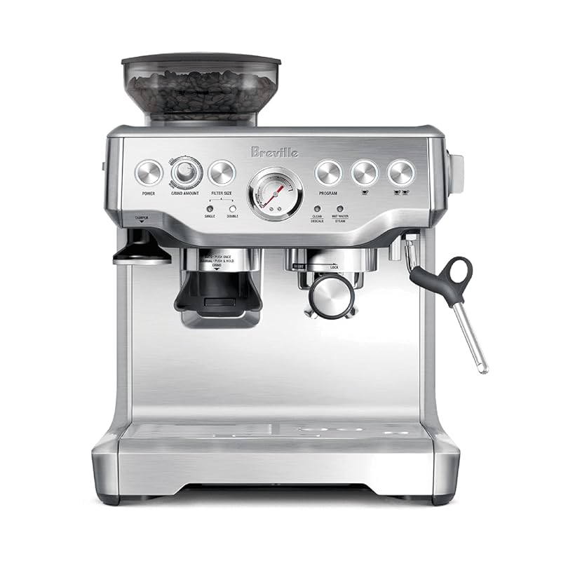 Breville Barista Express BES870XL Espresso Machine, Brushed Stainless 