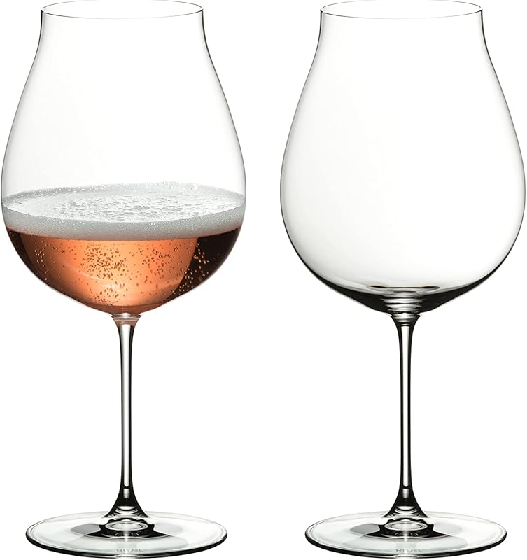 Riedel Veritas Crystal Pinot Noir Wine Glasses, Set of 2, Perfect for 