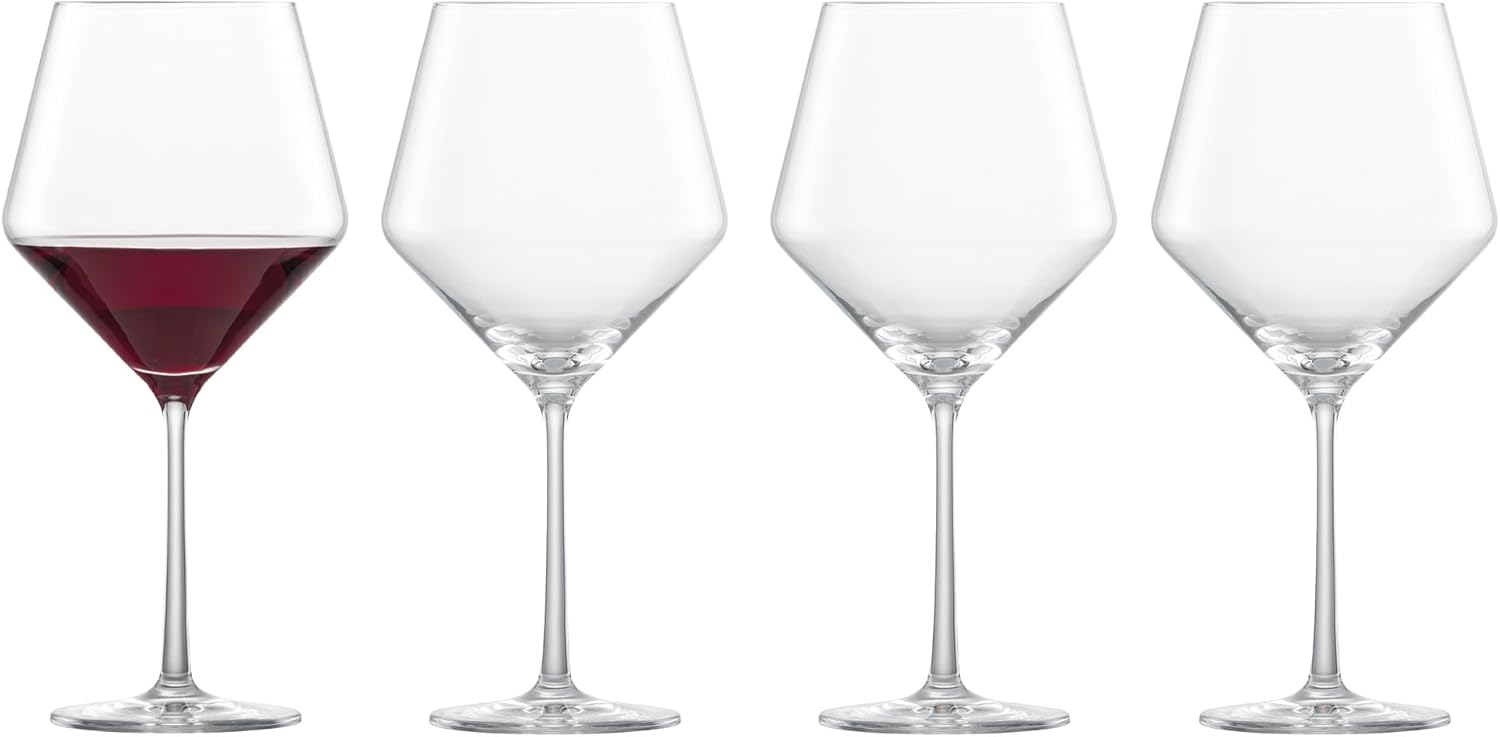 ZWIESEL GLAS Pure 23oz Tritan Crystal Burgundy Wine Glasses, Set of 4,