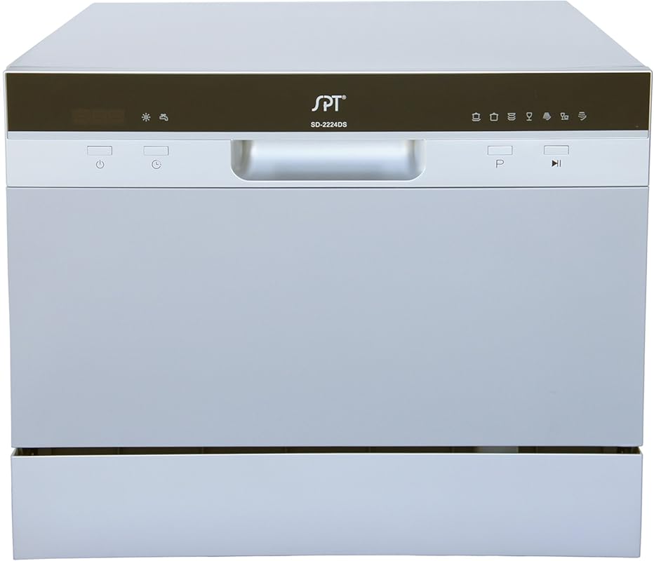 SPT SD-2224DS ENERGY STAR Compact Countertop Dishwasher: Portable with