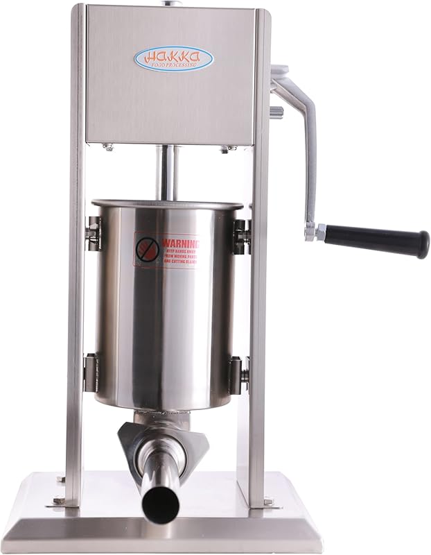 Hakka 7Lb/3L Vertical Sausage Stuffer Machine for Home or Commercial S
