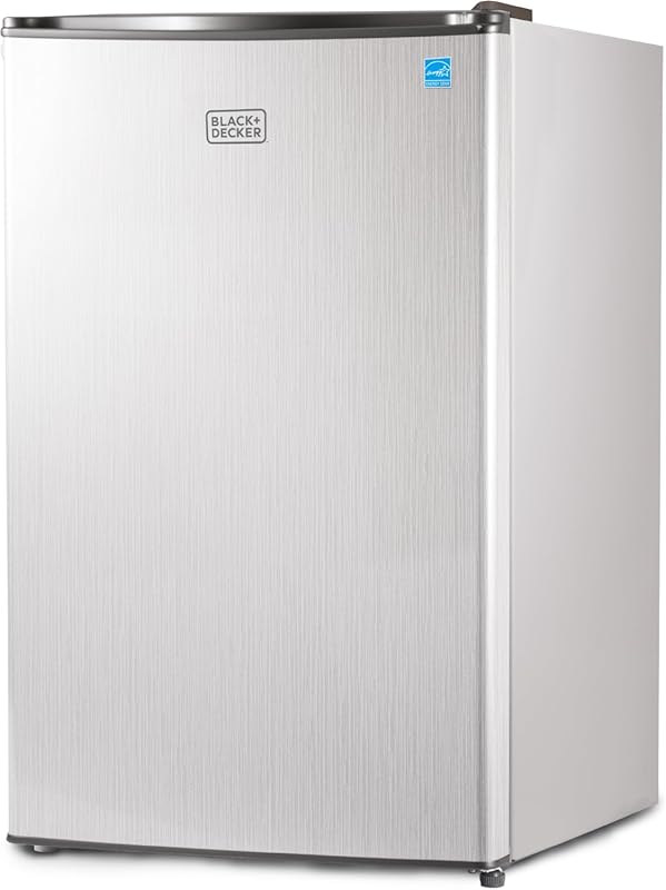 BLACK+DECKER BCRK43V 4.3 Cu. Ft. ENERGY STAR Compact Refrigerator, Sin
