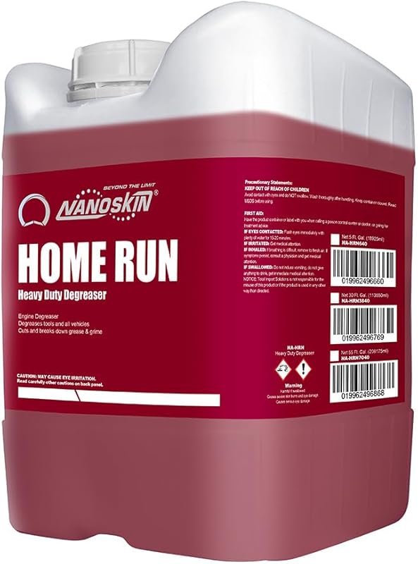 Nanoskin Home Run Industrial Degreaser 5 Gallons – Removes Oil, Grease