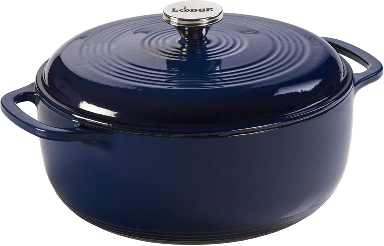 Lodge Essential 6 Quart Enamel Cast Iron Dutch Oven