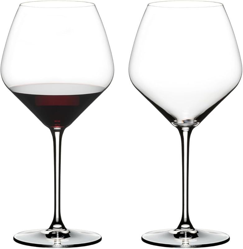 Riedel Extreme Crystal Pinot Noir Wine Glasses, Set of 2, Elegant & Cl