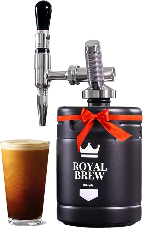 The Original Royal Brew Nitro Cold Brew Coffee Maker, 64oz Home Keg Ni