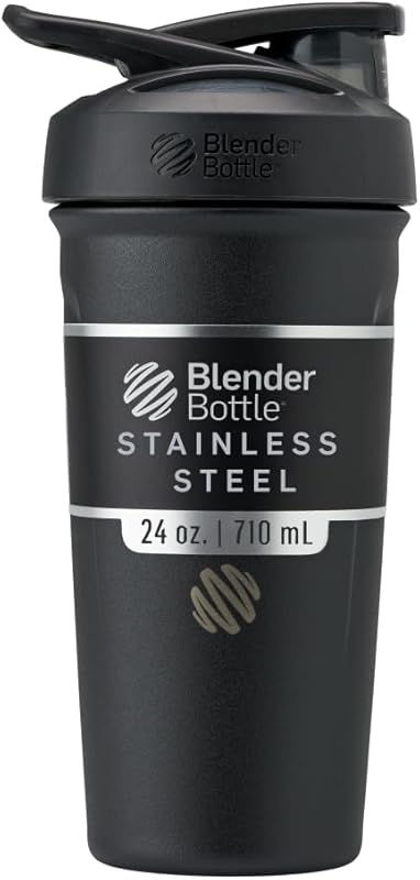 BlenderBottle Strada Insulated Stainless Steel Shaker Cup Water Bottle