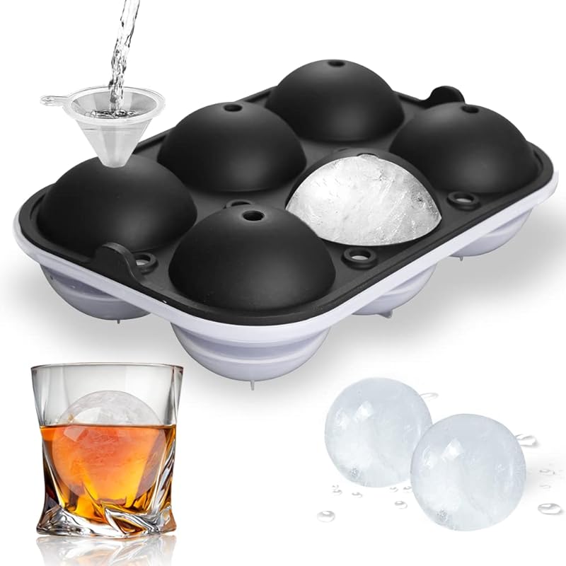 TINANA Reusable Ice Ball Maker, 2.5
