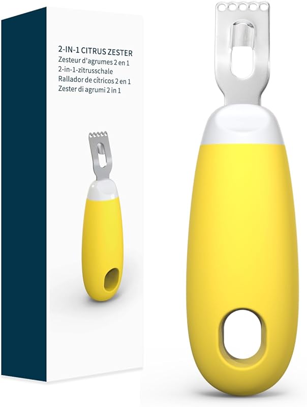 KITCHENDAO Ultra Sharp Citrus Lemon Peeler Zester Tool