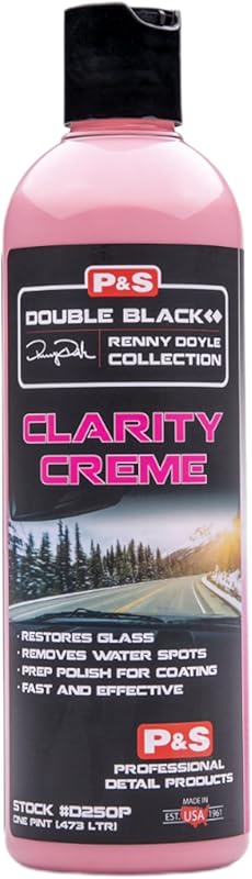 P&S Clarity Creme Glass Restorer – Removes Water Spots & Mineral Depos