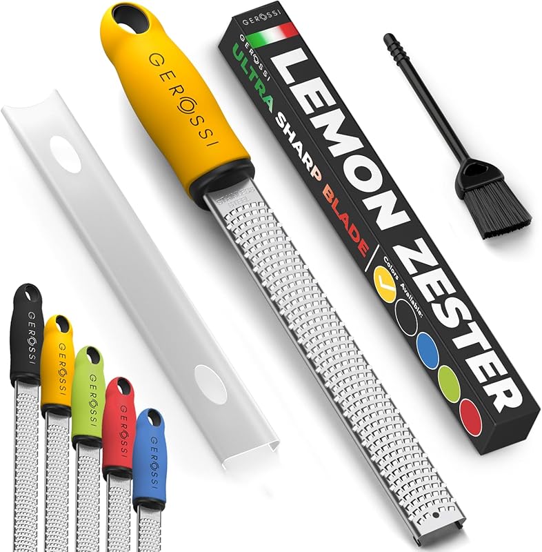 Premium Stainless Steel Cheese & Citrus Zester Grater