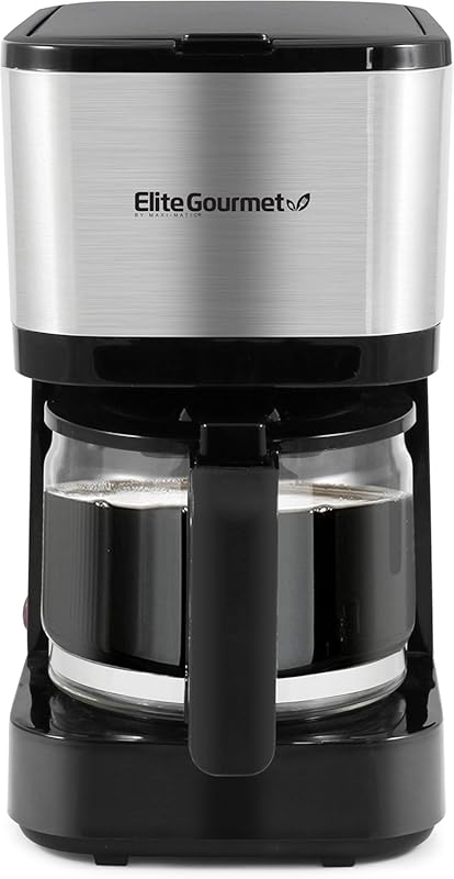 Elite Gourmet EHC9420 Automatic 5-Cup Drip Coffee Maker with Pause N S