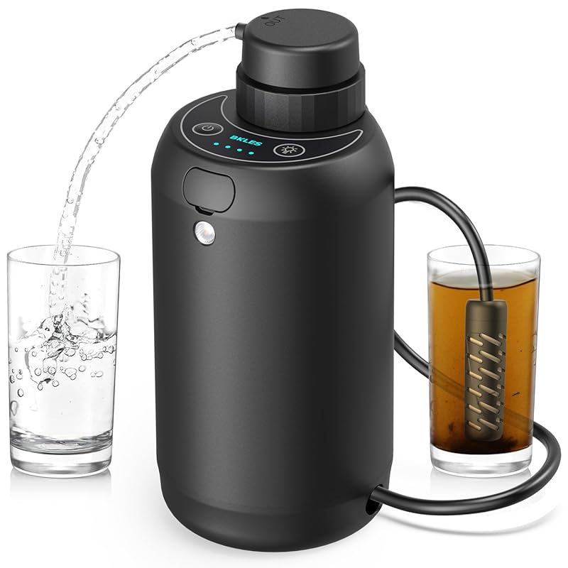 BK-2000 Electric Portable Water Purifier: 6-Stage, 0.01 Micron Filter