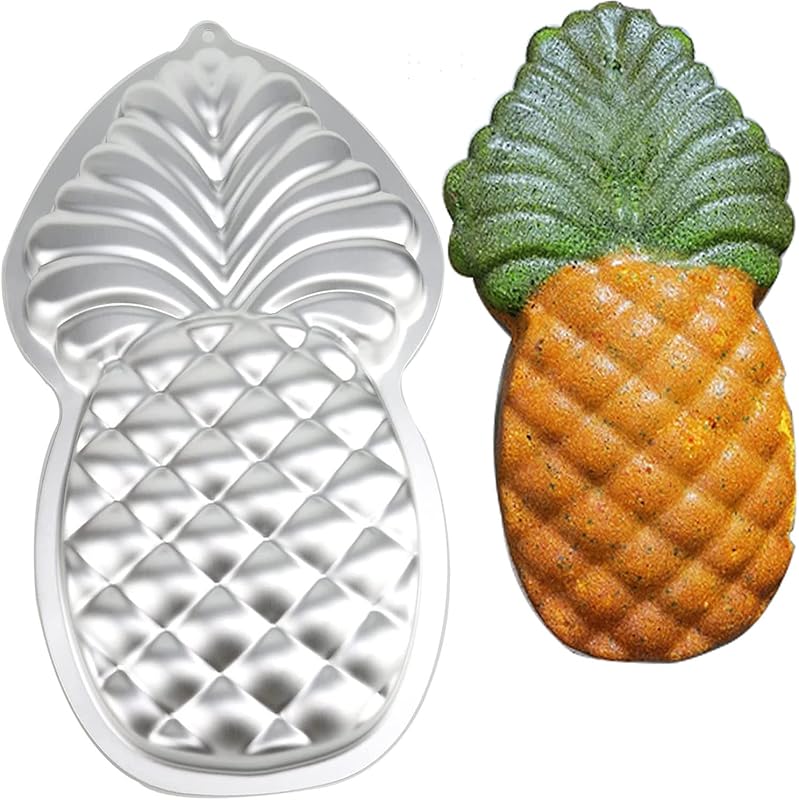 Aluminum Pineapple Shaped Fruit Cake Pan Mould - Perfect for Birthday,