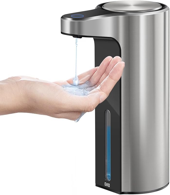 EKO Aroma Touchless Automatic Liquid Soap Dispenser, Water-Resistant, 