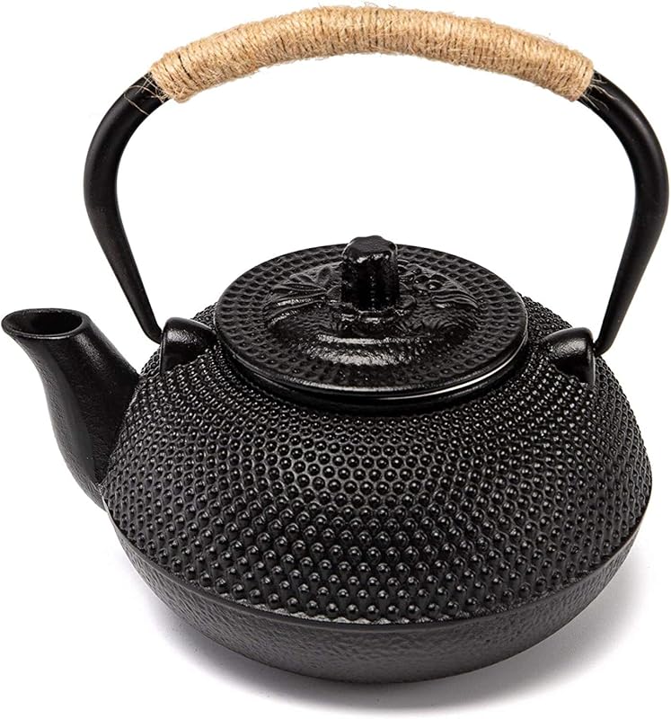 suyika Japanese Tetsubin Cast Iron Teapot Kettle, Stovetop Safe with S