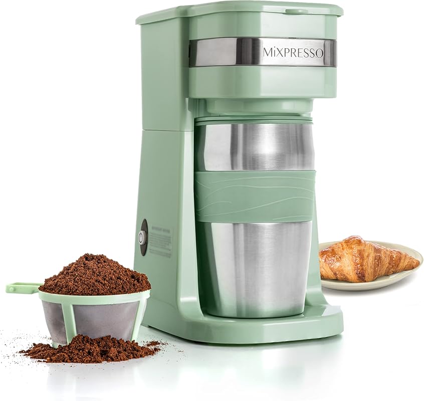 Mixpresso Green Personal Single Serve Coffee Maker