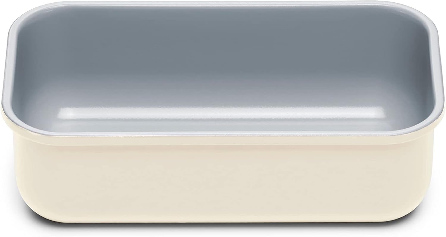 Caraway Non-Stick Ceramic 1 lb Loaf Pan, Non-Toxic & PTFE-Free for Bak