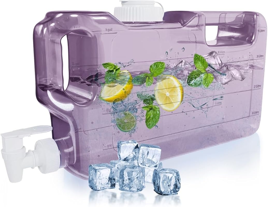 Leak-Proof Slim 1.1 Gallon Refrigerator Water Dispenser with Spigot -