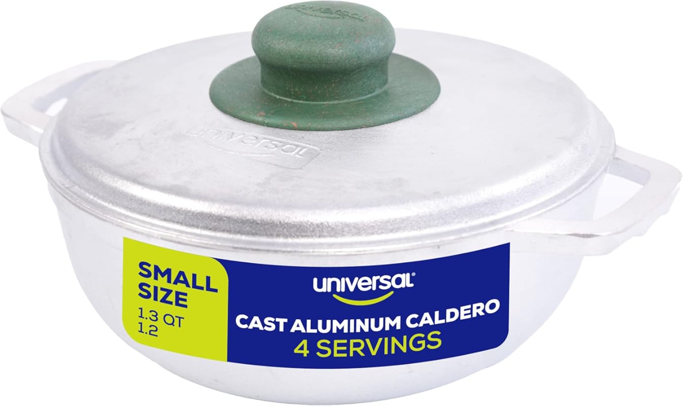 Universal Extra Small Caldero 1.3 QT Stainless Aluminum Dutch Oven Pot