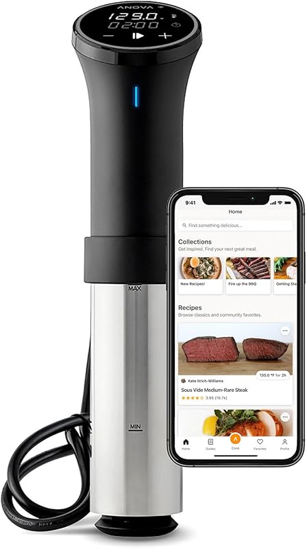 Anova Culinary Sous Vide Precision Cooker 3.0: 1100W WiFi Enabled Imme