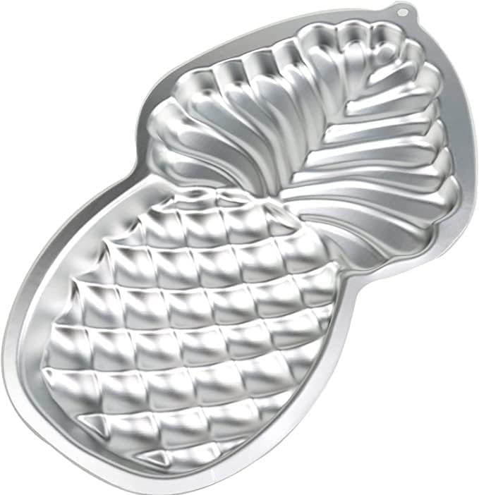 Aluminum Alloy Pineapple Shape Cake Mold - Durable Baking Pan for Uniq