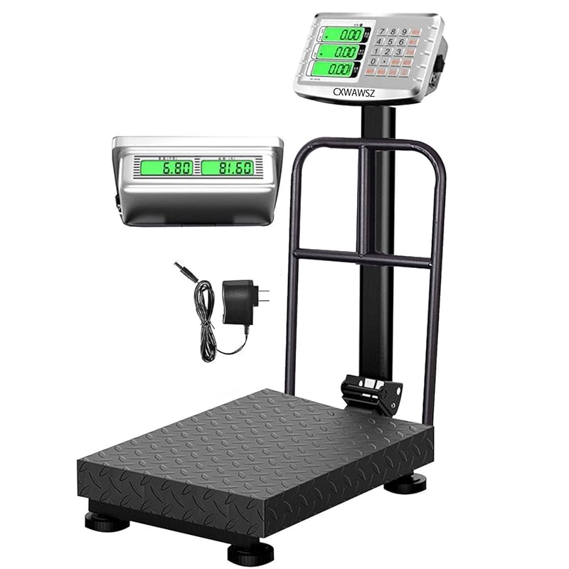 Industrial Digital Platform Scale 660lb with Weight Computing & Remova