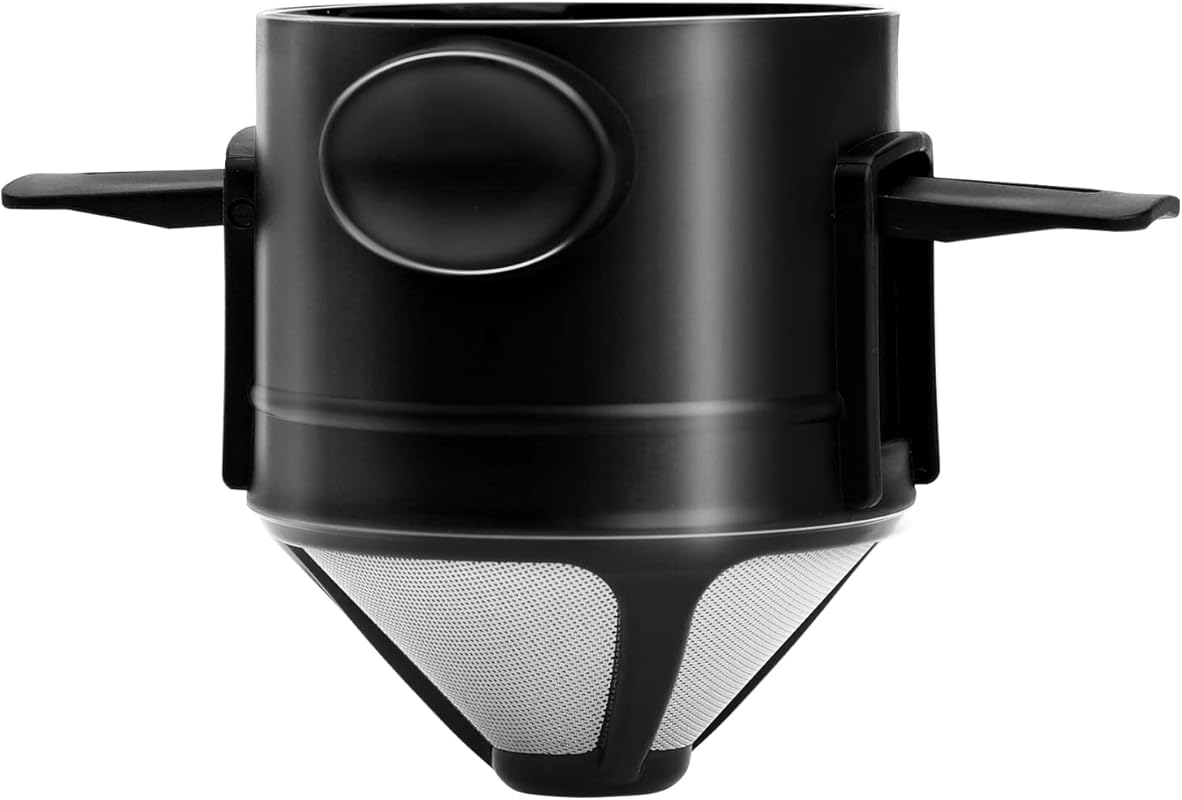 Portable Collapsible Stainless Steel Pour Over Coffee Filter, Reusable