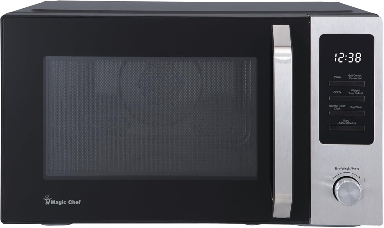 1.0 cu. ft. Countertop Microwave in Stainless and Black with Integrate