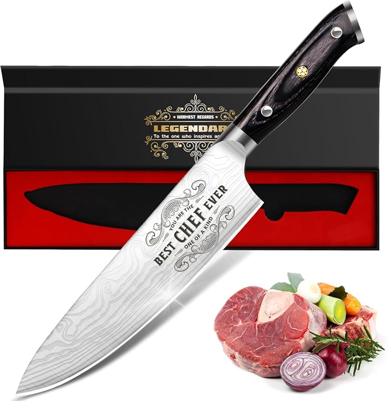 8-inch Professional Chef Knife Gift Set, German High Carbon Stainless 