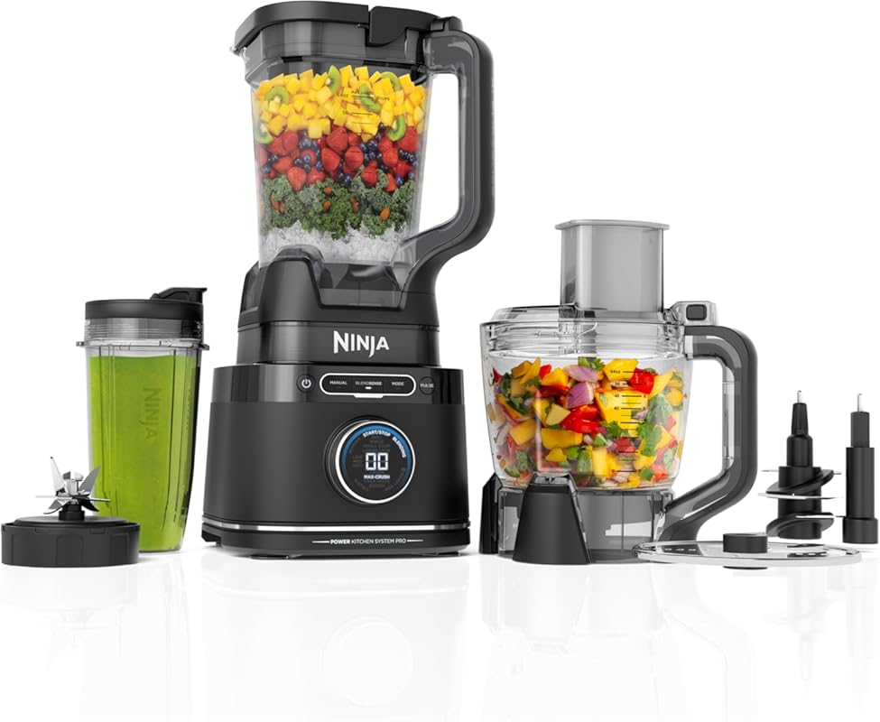 Ninja TB401 Kitchen System 1800W All-in-One Food Processor & Blender w