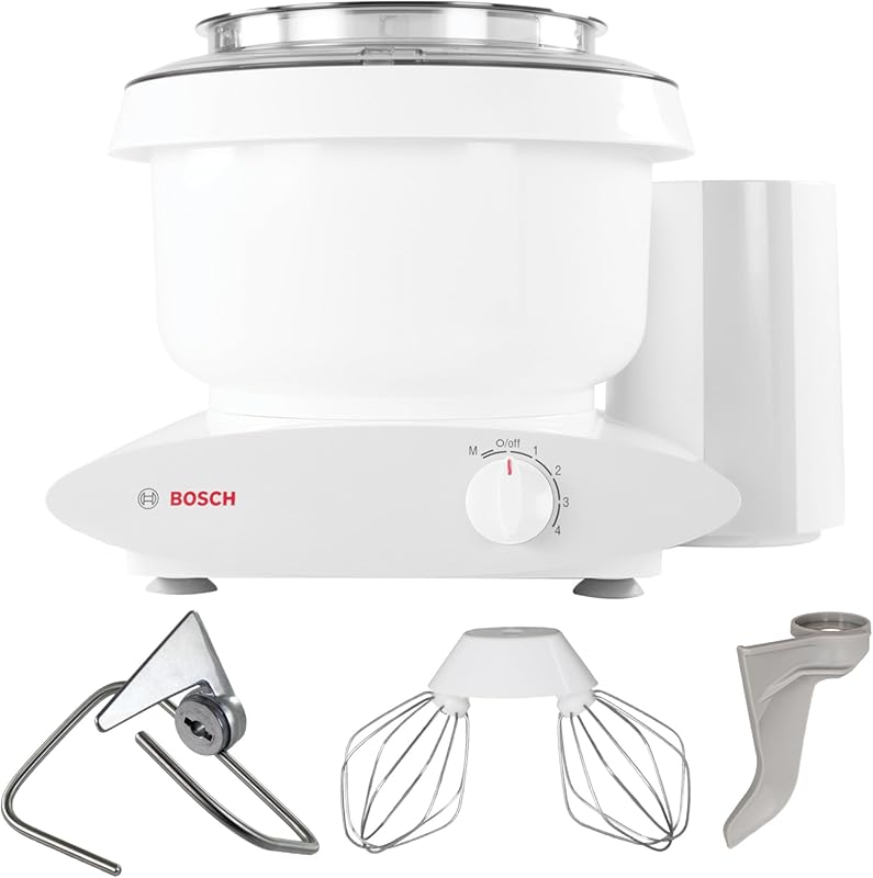 Bosch Universal Plus Stand Mixer, 500W, 6.5 Quart, with Wire Whips & D