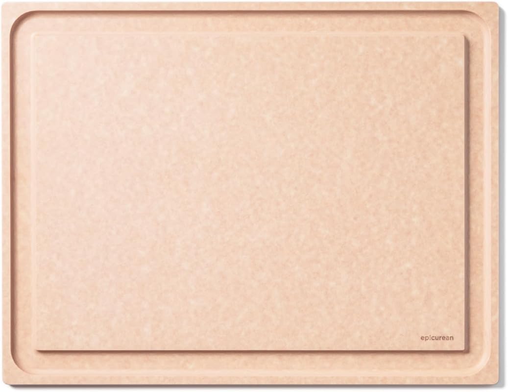 Epicurean Natural Wood BBQ Board 19.5x15 Inch – Durable Grilling Prep 