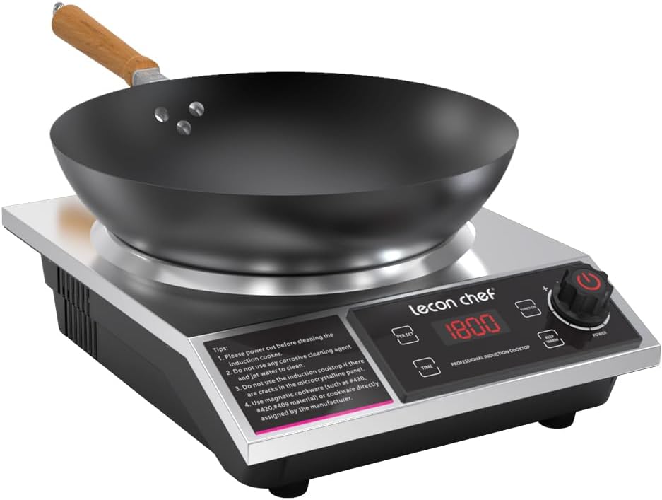 leconchef 1800W Professional Induction Cooker with 14