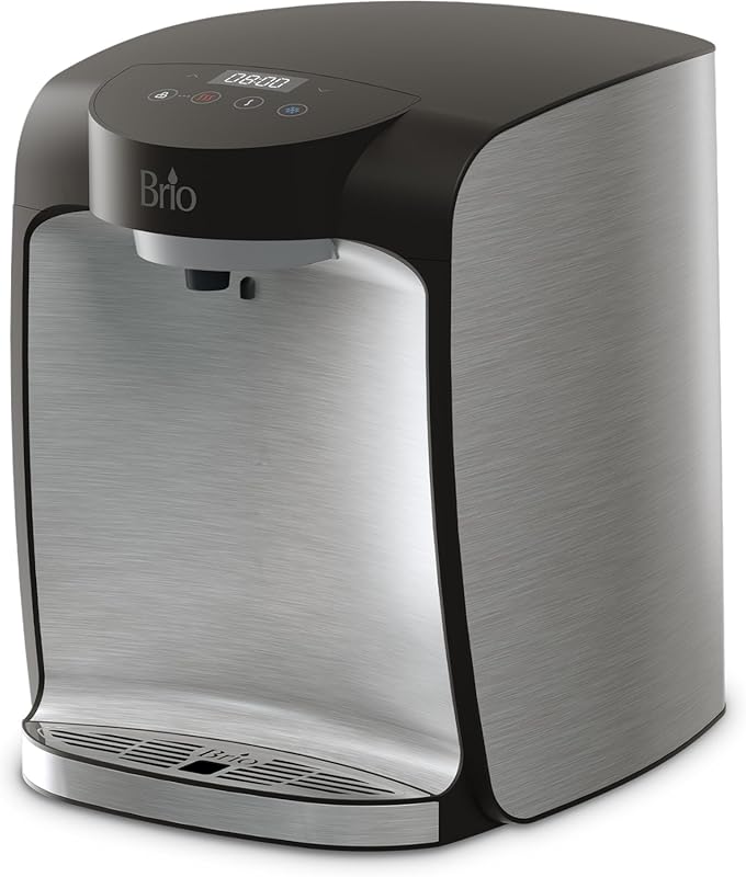 Brio 800 Bottleless Countertop Water Cooler with 2-Stage Filtration, S