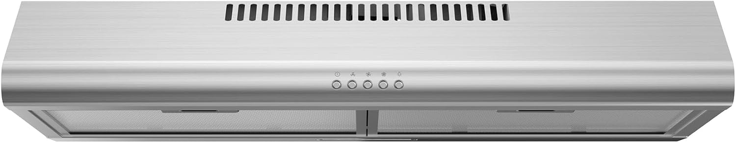 Midea MVU30W6AST 30-Inch Under Cabinet Range Hood, Ducted/Ductless, 3-