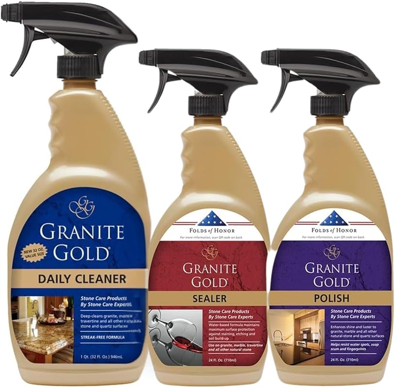 Granite Gold Daily Cleaner, Sealer & Polish for Granite, Marble & Natu