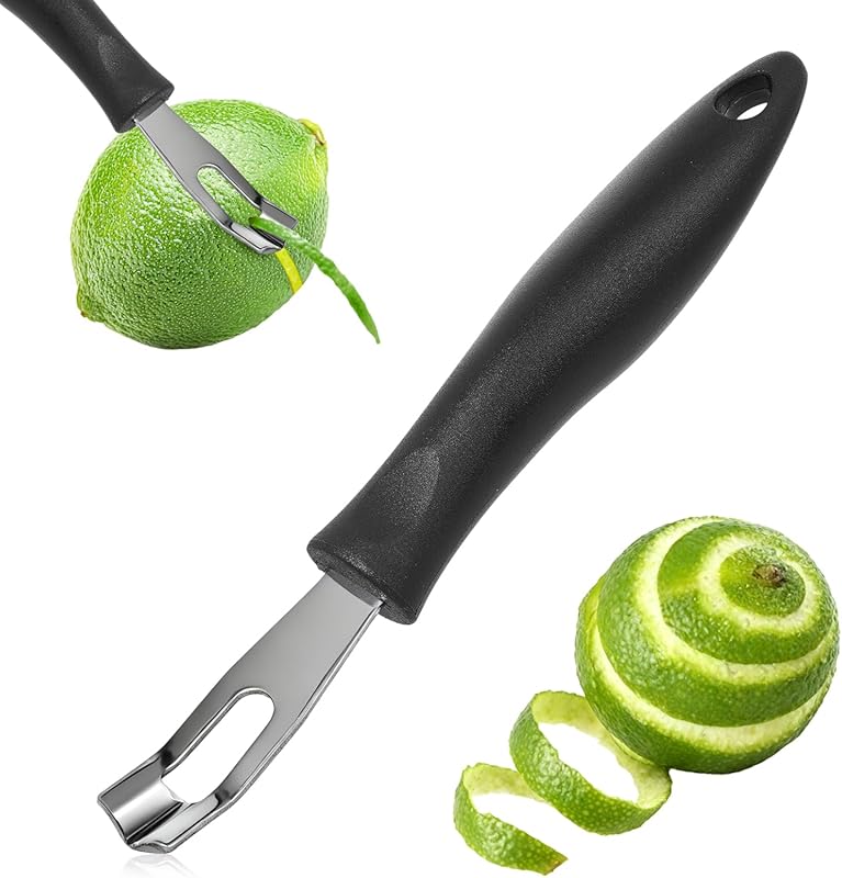 Professional Grade Stainless Steel Channel Knife Lemon Zester