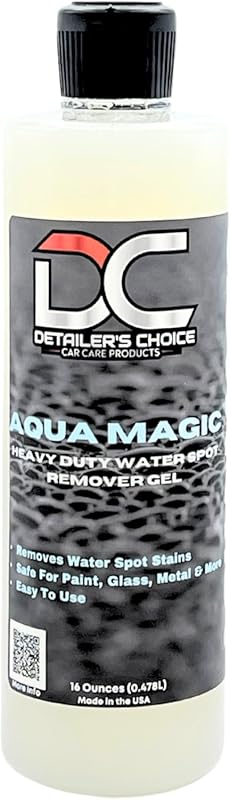 Aqua Magic Heavy Duty Water Spot Remover Gel for Glass, Paint, Metal &