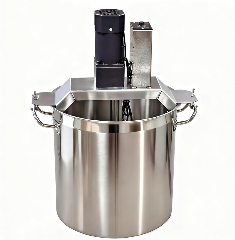 40L (10.5 Gal) Automatic Electric Food Mixer, Stainless Steel for Soup