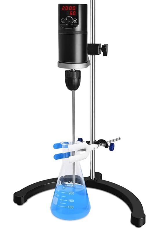 20L Electric Overhead Stirrer: LCD Digital Lab Mixer with Adjustable T