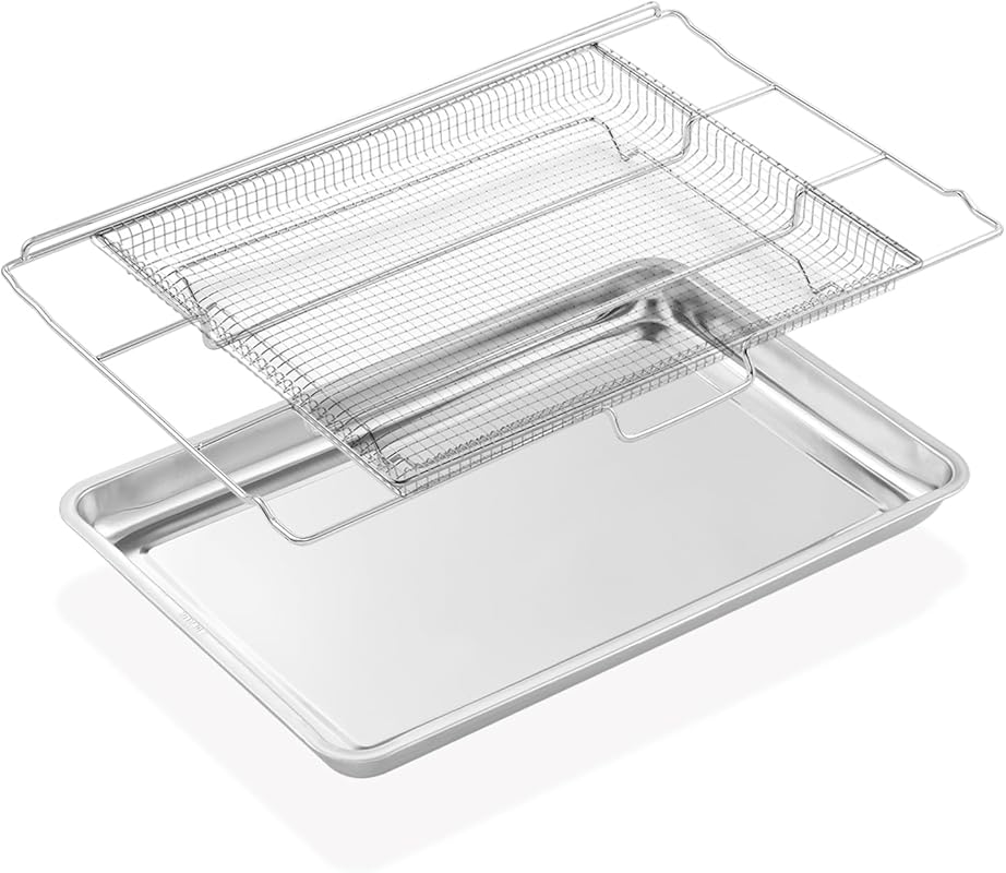 FRIGPEREAFT Stainless Steel Air Fryer Tray Replacement for Frigidaire