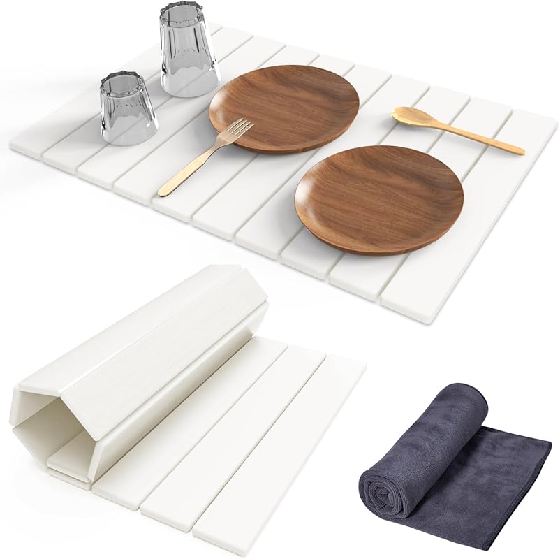 Collapsible Stone Dish Drying Mat 24