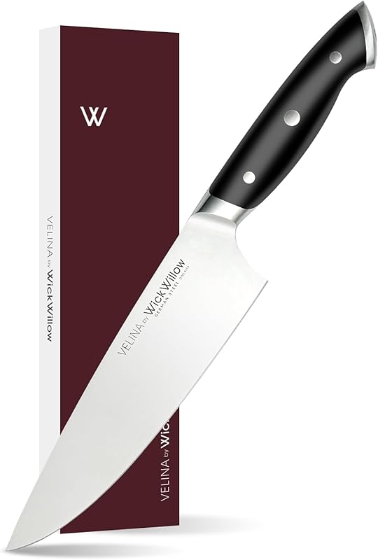 Velina Series 8” Chef Knife – Razor Sharp German Steel, All-Purpose Ki