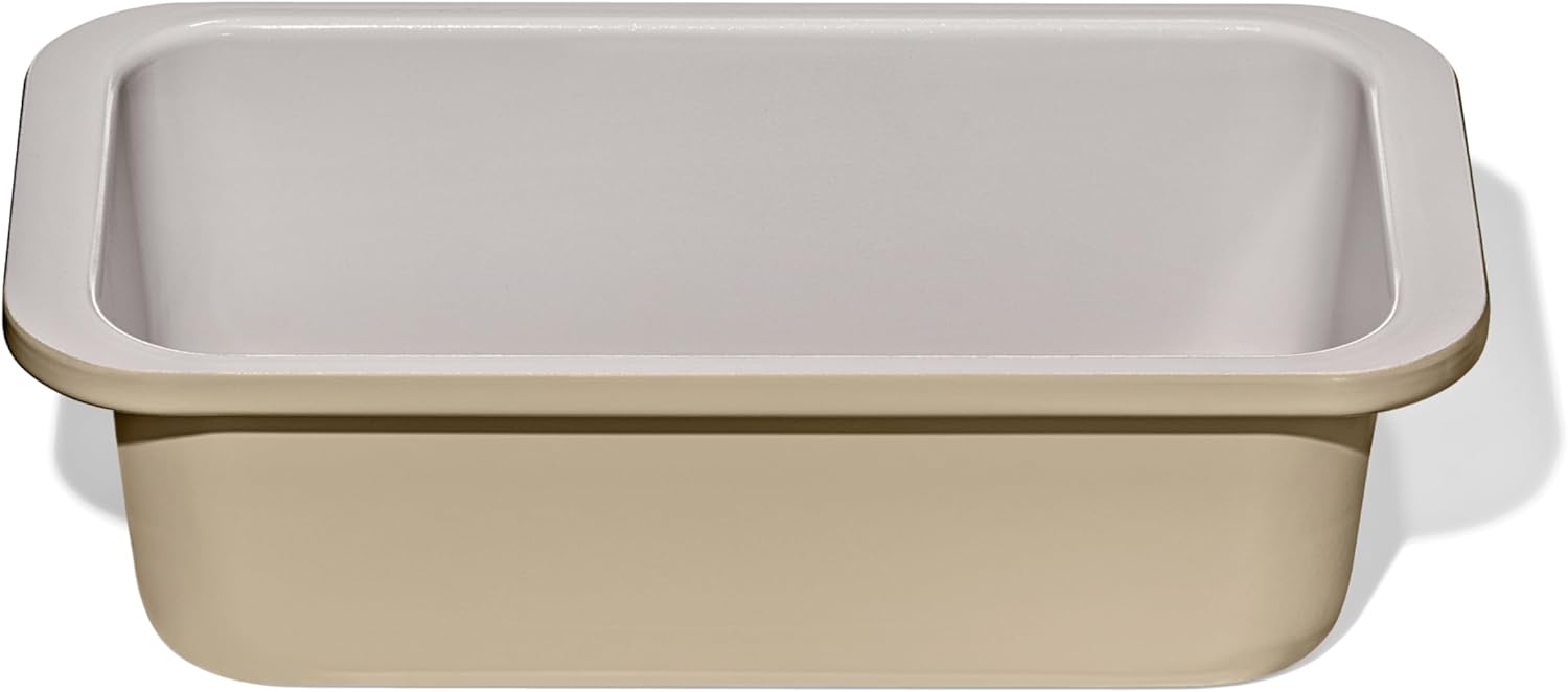 OXO Good Grips Non-Stick Pro Ceramic Coated 1Lb Metal Loaf Pan for Bak