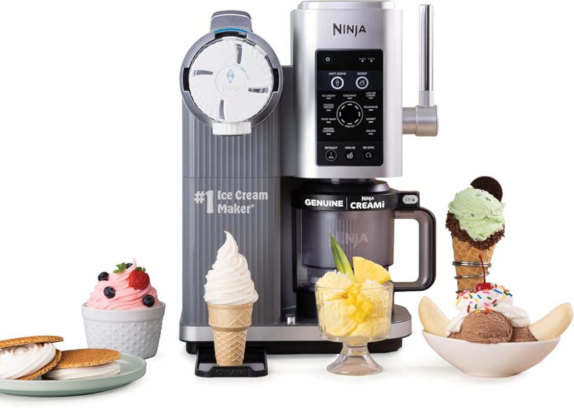 Ninja CREAMi Scoop & Swirl NC701 Ice Cream Maker: 13-in-1 Programs for