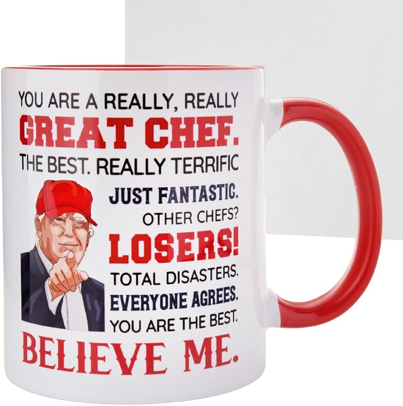 11oz Chef Ceramic Mug, Culinary Gift for Men & Women, Perfect for Cook