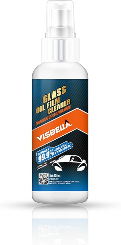 Oil Film Cleaner Spray & Wiper Fluid – Removes Water Spots, Repels Rai
